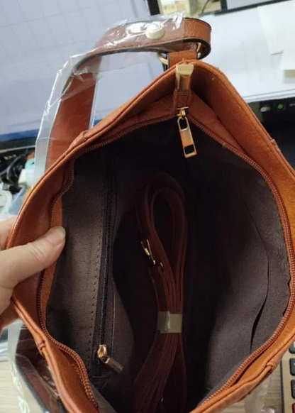 Géorgie | Sac en cuir vintage élégant