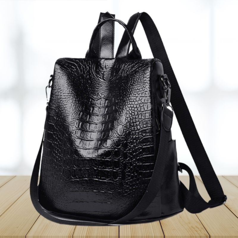 CROCA | Sac à Dos à Motif Crocodile pour Femmes - MirelleDeluxe 