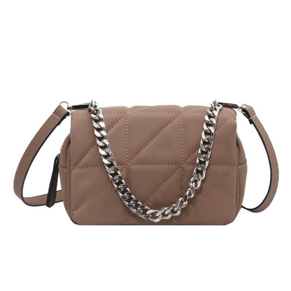 Nokl | Petit sac croisé à chaîne  cuir souple